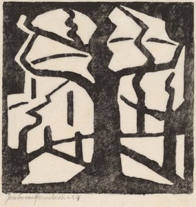 树，约1915年。