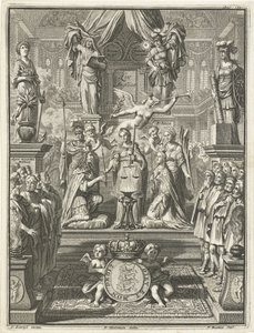 威廉三世和玛丽-斯图亚特加冕典礼，1689 年 作者 热拉尔·德·莱瑞斯