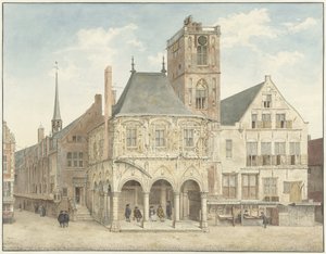 阿姆斯特丹老市政厅 作者 彼得·詹斯·塞伦丹（Pieter Jansz Saenredam）