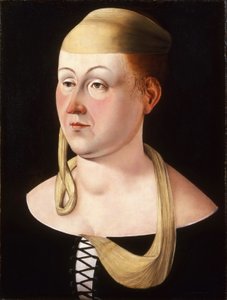 意大利文：Ritratto di donna 一位女士的肖像 作者 贾科梅托·韦内齐亚诺