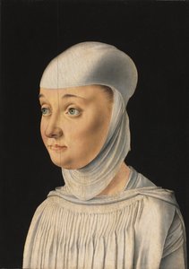 女人的画像，可能是San Secondo的新手，c。 1490。