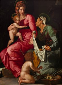 圣母子与圣伊丽莎白和圣约翰施洗者，约1535年。