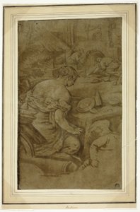 火之寓言（火神锻炉中的维纳斯） 作者 哈科波·巴萨诺（Jacopo Bassano）