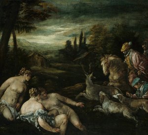 戴安娜和阿克泰恩 作者 哈科波·巴萨诺（Jacopo Bassano）