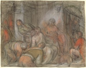 对基督的嘲弄 作者 哈科波·巴萨诺（Jacopo Bassano）