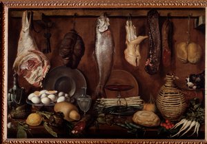 食品和餐具储藏室（绘画