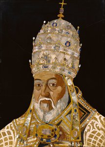 教皇克莱门特八世肖像，1600-1（硬石）