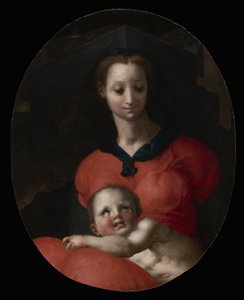 维尔京和儿童，被称为Madonna del Libro，c.1545-46 作者 雅各布·蓬托尔莫