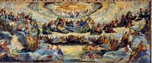 Le Paradise Esquisse de Jacopo Robusti dit Le Tintoret (Il Tintoretto) (1518-1594) 16th century Sun. 1,43x3,62 m 作者 雅各布·罗布斯提·丁托列托
