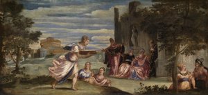 图西亚的苦难》，约 1555 年（布面油画） 作者 Jacopo Robusti Tintoretto