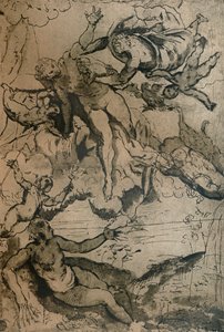 银河的起源，c1575，1932年。 作者 雅各布·罗布斯提·丁托列托