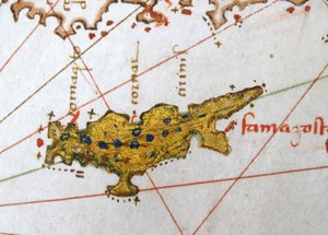 塞浦路斯，欧洲文艺复兴时期的地图，Jacopo Russo（后），1528年