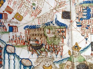 文艺复兴时期的欧洲地图，Jacopo Russo（后），1528年