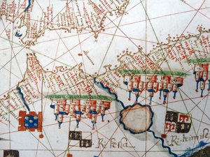 文艺复兴时期的欧洲地图，Jacopo Russo（后）1528年