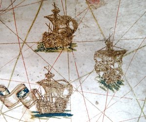 文艺复兴时期的欧洲地图，Jacopo Russo（后）1528年