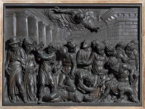 奴隶的奇迹圣马克的奇迹，1541年。 作者 哈科波·桑索维诺（Jacopo Sansovino）