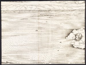 威尼斯的景色[右上角街区]，1500年。 作者 雅各布·德·巴巴里