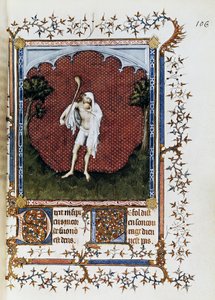 人群，雅克马尔·德·赫斯丁 (Jacquemart de Hesdin，1348-1413 年) 的微型画，出自贝里公爵让·德·法兰西的小小时，约 1386 年