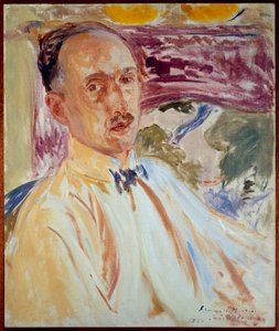 Study for the portrait of Francois Mauriac (1885-1970), French writer. Painting by Jacques Emile (Jacques-Emile) Blanche (1861-1942) 作者 雅克·埃米尔·布兰奇