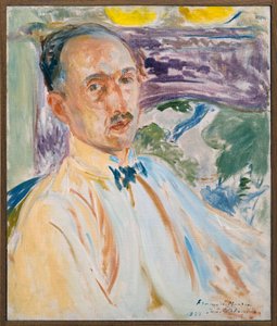 法国作家弗朗索瓦-莫里亚克（François Mauriac，1885-1970 年）的肖像研究，雅克-埃米尔-布朗什（Jacques Émile Blanche，1861-1942 年）1923 年创作。摄影：金永泰，鲁昂，鲁昂美术馆。 作者 雅克·埃米尔·布兰奇