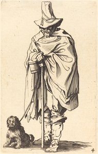 带狗的乞丐（蚀刻画
