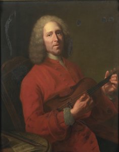 作曲家让·菲利普·拉莫的画像1683-1764，1728年