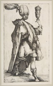 巴尔萨萨（Balthasar），来自《三贤士》系列（1595-1616）。 作者 雅克·贝兰芝