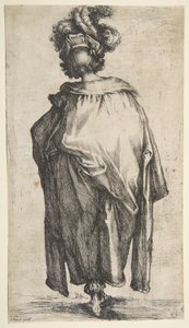 梅尔基奥，来自《三个麦琪》系列，1595-1616年。 作者 雅克·贝兰芝