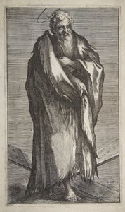 圣安德鲁（1595-1616）。 作者 雅克·贝兰芝