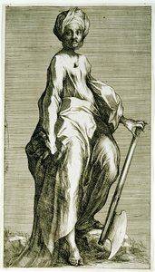 圣马蒂亚斯，约 1600-1616 年（蚀刻和雕刻） 作者 雅克·贝兰芝