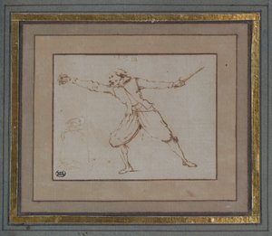 击剑运动员，1766年 作者 雅克·卡洛