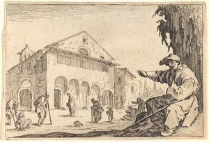 救济院，约1622年。 作者 雅克·卡洛