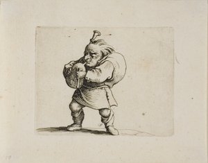 风笛手，选自《Varie Figure Gobbi》。
