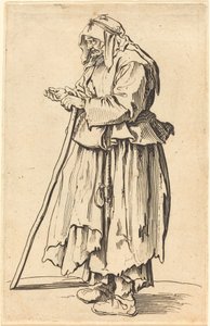 接受慈善的女乞丐 作者 雅克·卡洛