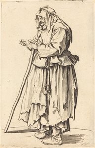 接受施舍的女乞丐 作者 雅克·卡洛