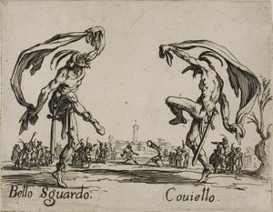 Bello Sguardo - Coviello，第 18 盘，选自 Balli di Sfessania 作者 雅克·卡洛