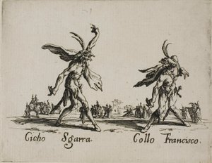 Cicho Sgarra - Collo Francisco，第 6 盘，来自 Balli di Sfessania 作者 雅克·卡洛
