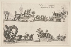 Combat à la Barrire，代表太阳的殿下（查理四世）的入场式 作者 雅克·卡洛