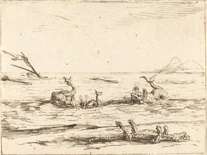 海豚和鳄鱼 作者 雅克·卡洛