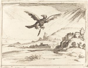 老鹰失去了一根旧羽毛，1628年。 作者 雅克·卡洛