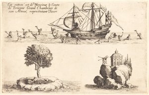 殿下的大内侍布里昂伯爵先生的条目，代表杰森，1627年。 作者 雅克·卡洛