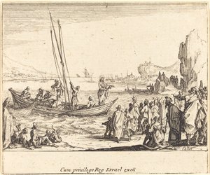 男人的费舍尔，1635年。 作者 雅克·卡洛