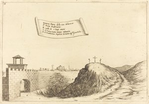 多罗萨路的四个部分，1619年。 作者 雅克·卡洛