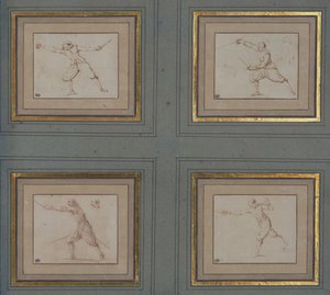 对击剑运动员的四项研究，1766-69 作者 雅克·卡洛