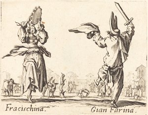 Fracischina和Gian Farina 作者 雅克·卡洛