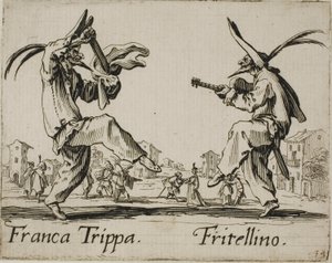 Franca Trippa - Fritellino，来自 Balli di Sfessania 的第 23 盘 作者 雅克·卡洛