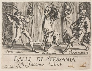 选自《Balli di Sfessania》的插图 作者 雅克·卡洛