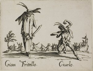 Gian Fritello - Ciurlo，来自 Balli di Sfessania 的第 7 盘 作者 雅克·卡洛
