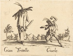 Gian Fritello和Ciurlo，约1622年。 作者 雅克·卡洛