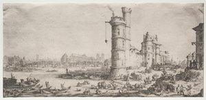 巴黎的两大景观：新桥景观，1628年至1630年。